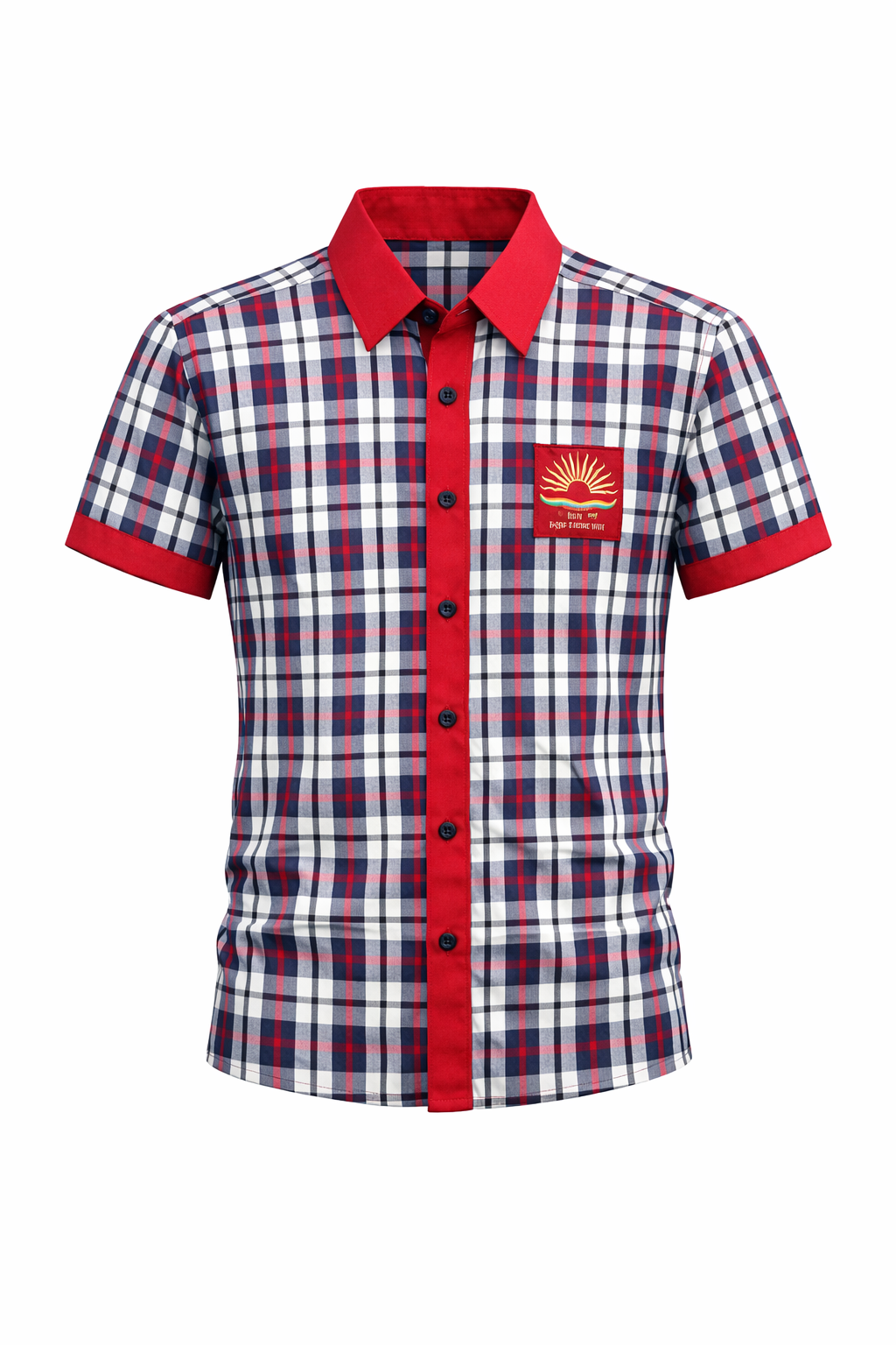 COLLAR HALF SHIRT FOR BOYS