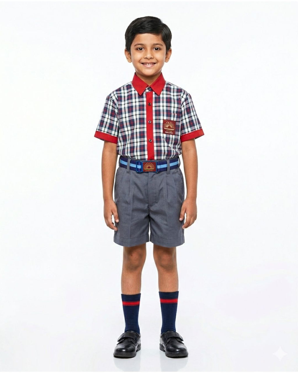 COLLAR HALF SHIRT FOR BOYS